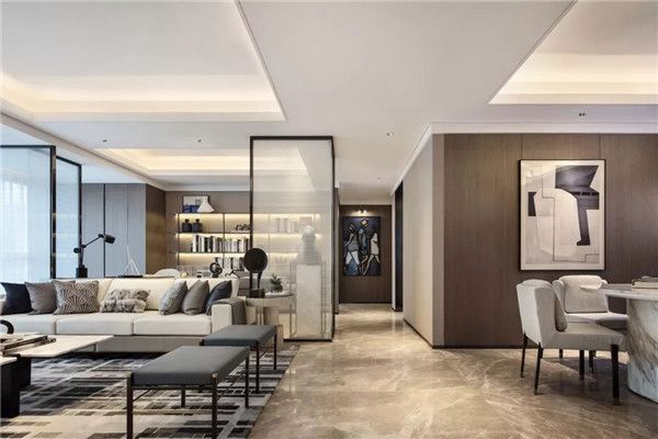 客廳隔斷常見的幾種方法，附客廳隔斷效果圖