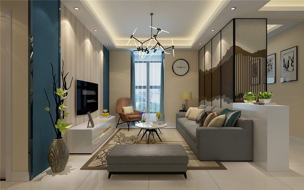 龍湖九里晴川-現(xiàn)代簡約-臥室設計效果圖