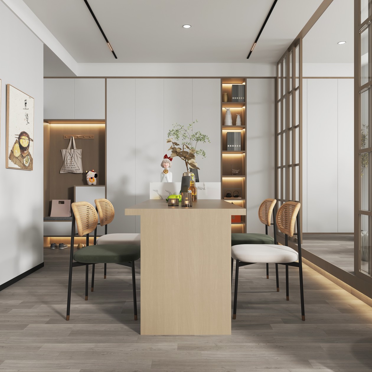 龍湖九里晴川-現(xiàn)代簡約-臥室設(shè)計效果圖